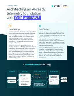 Architecting an AI-ready telemetry foundation with Cribl and AWS - OG