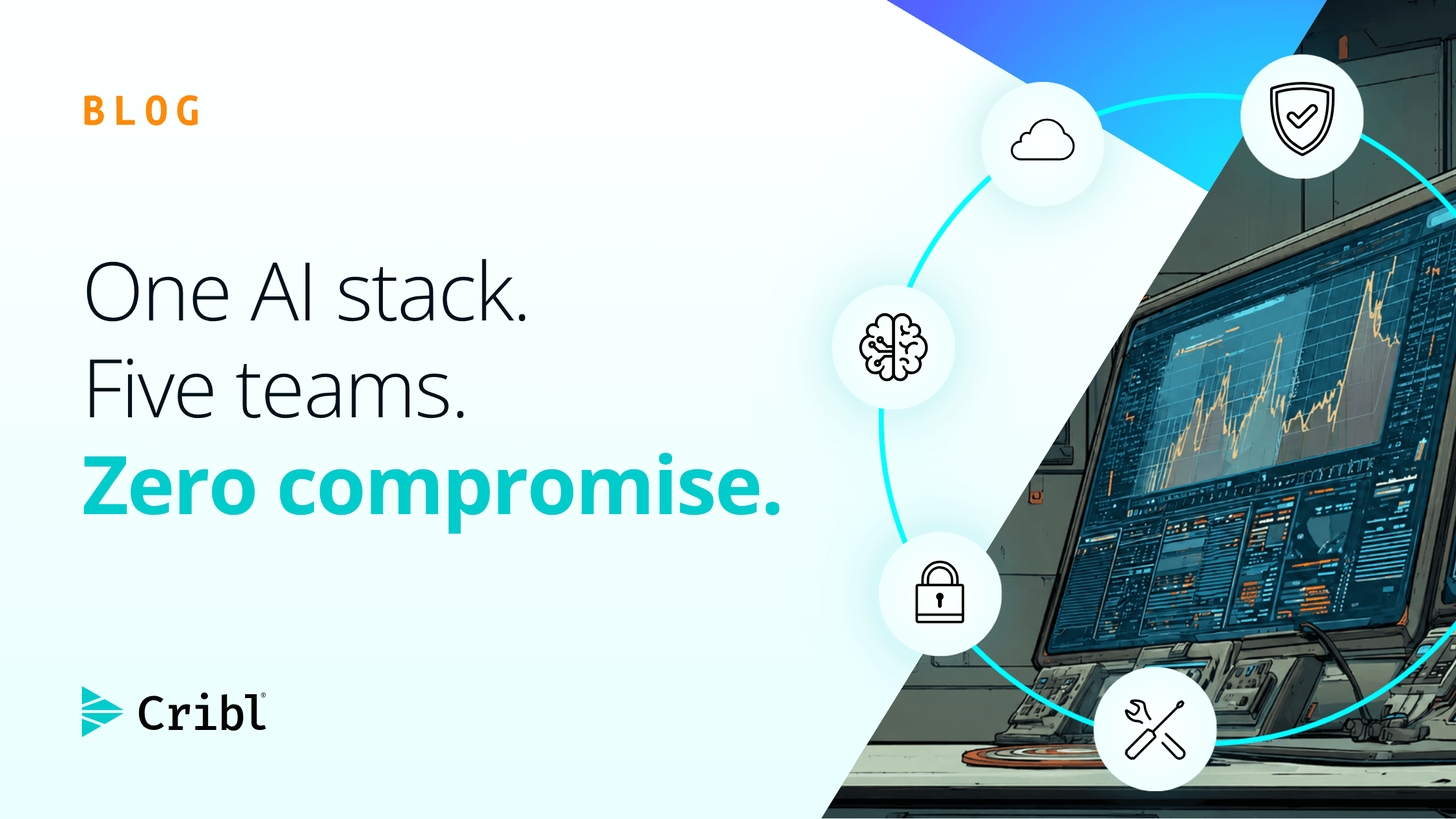 One AI stack. Five teams. Zero compromise. - og image