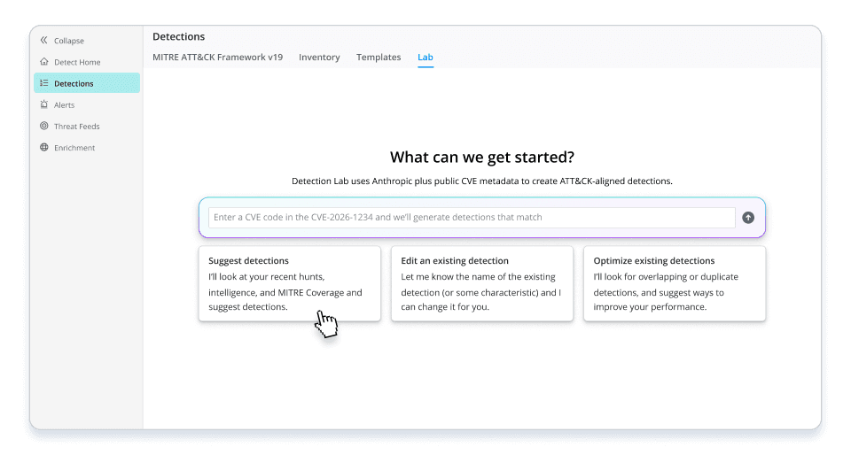 It's complicated - Detections Screen