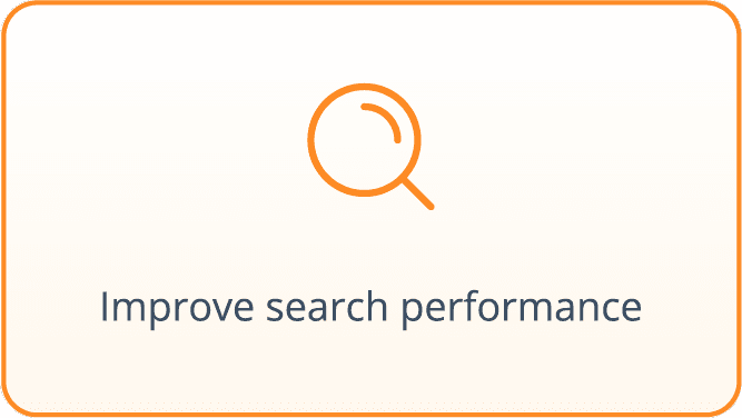 Improve search performance Improve search performance