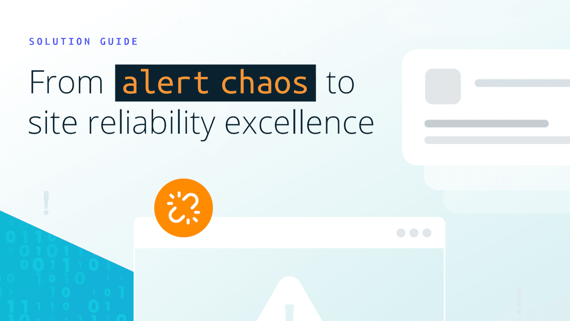 From Alert Chaos to Site Reliability Excellence with Header From Alert Chaos to Site Reliability Excellence with Header