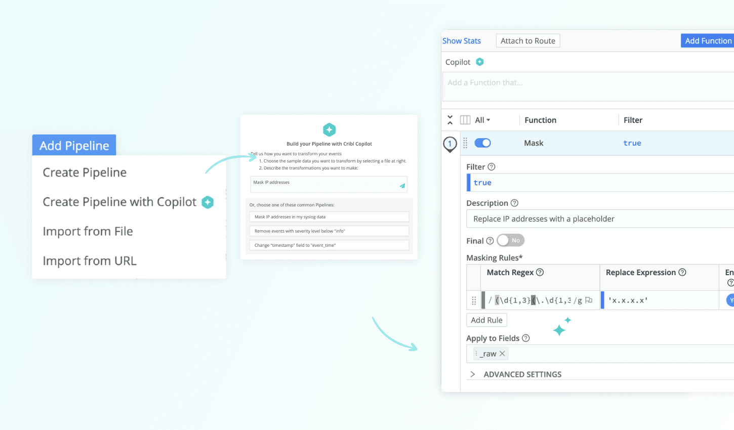 Cribl Copilot Screen
