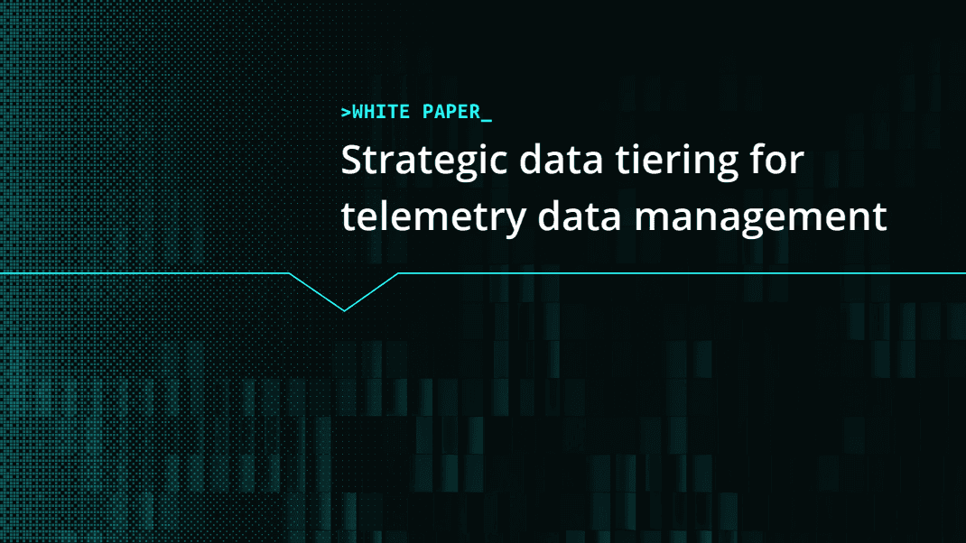 Strategic data tiering for telemetry data management