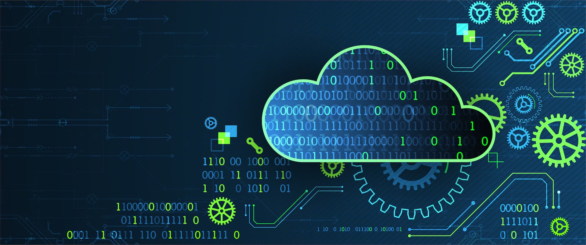 Web cloud technology, business abstract background.