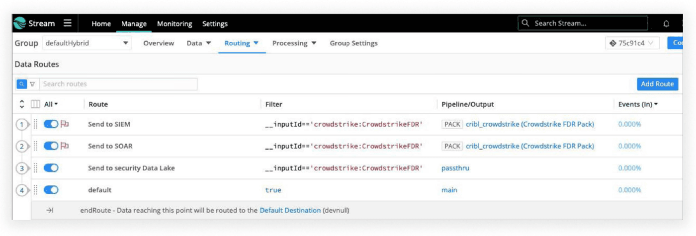 Cribl Stream and CrowdStrike FDR Integration - Figure 6