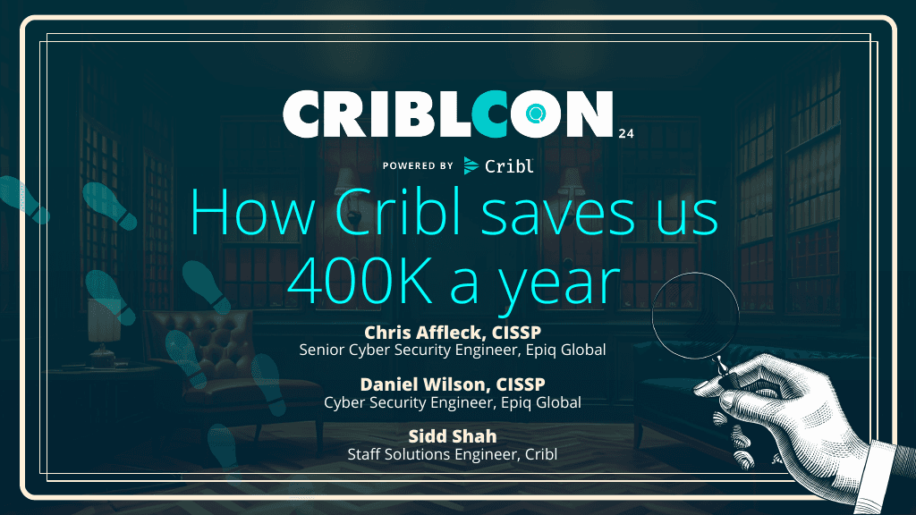 How Cribl saves us 400k per year