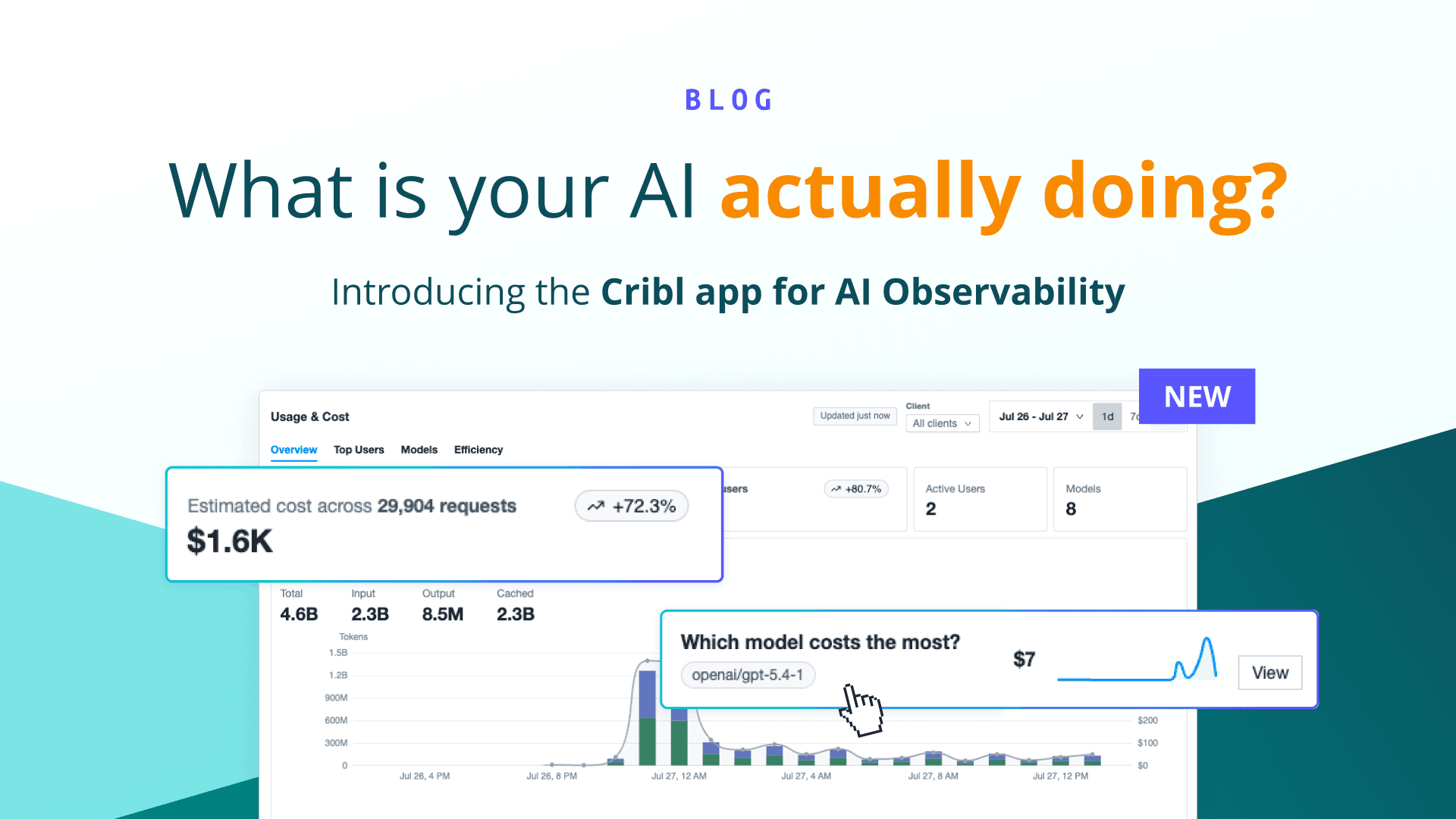 What is your AI actually doing? Introducing the Cribl app for AI Observability