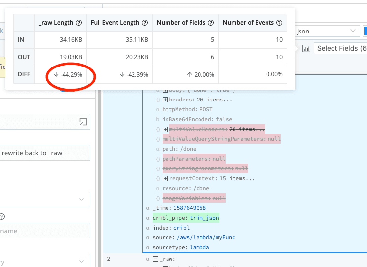 Volume Reduction screen shot