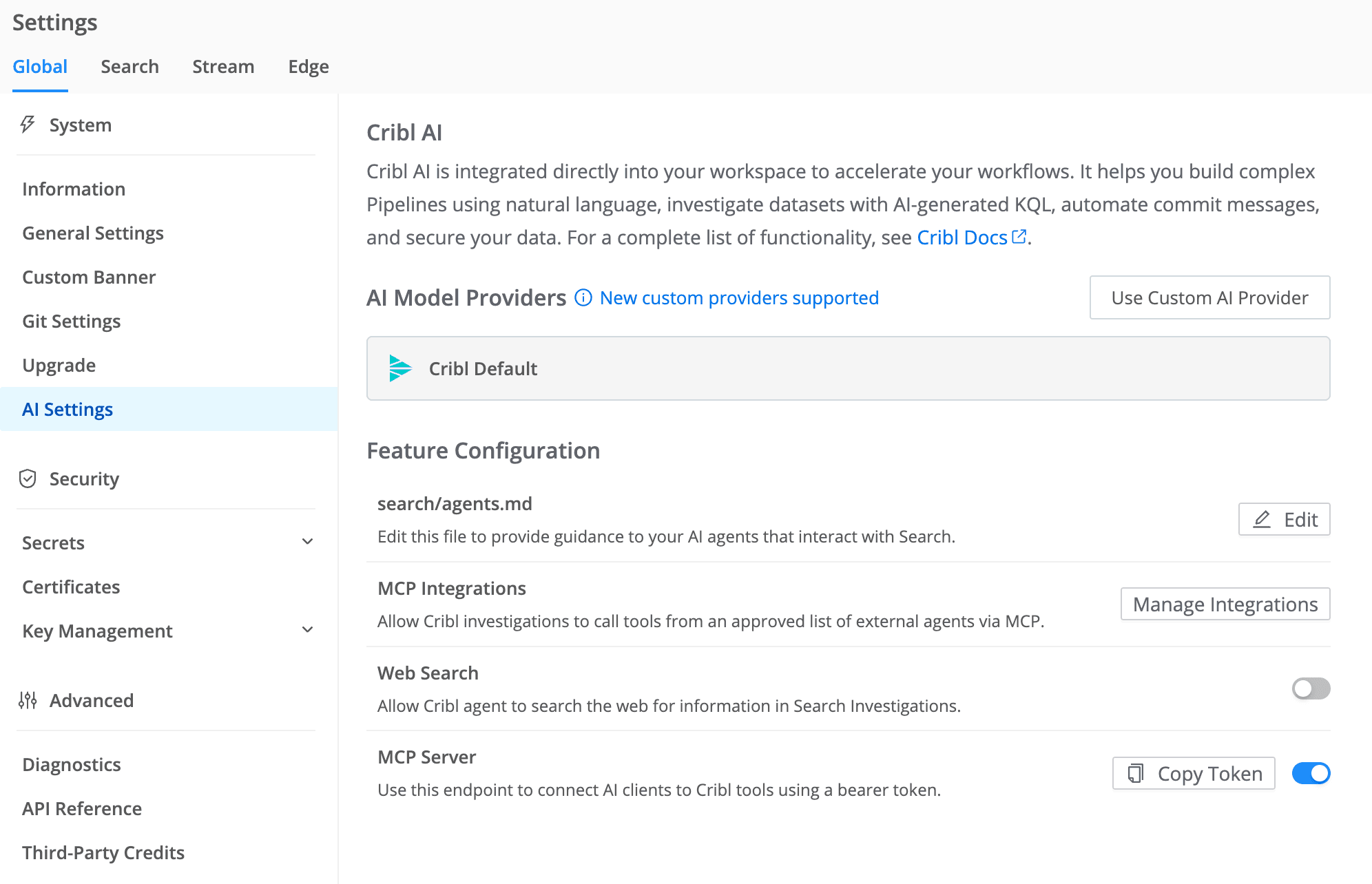 Cribl MCP Server: Interact with Cribl using the AI tools you already use - img 1