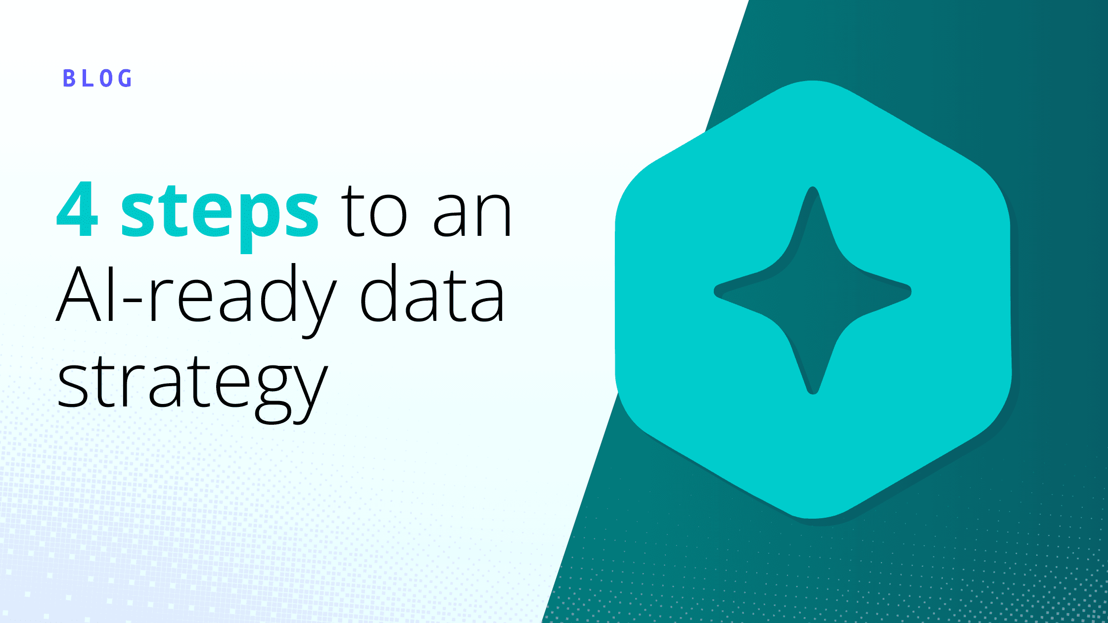 OG blog image: 4 steps to an AI-ready data strategy