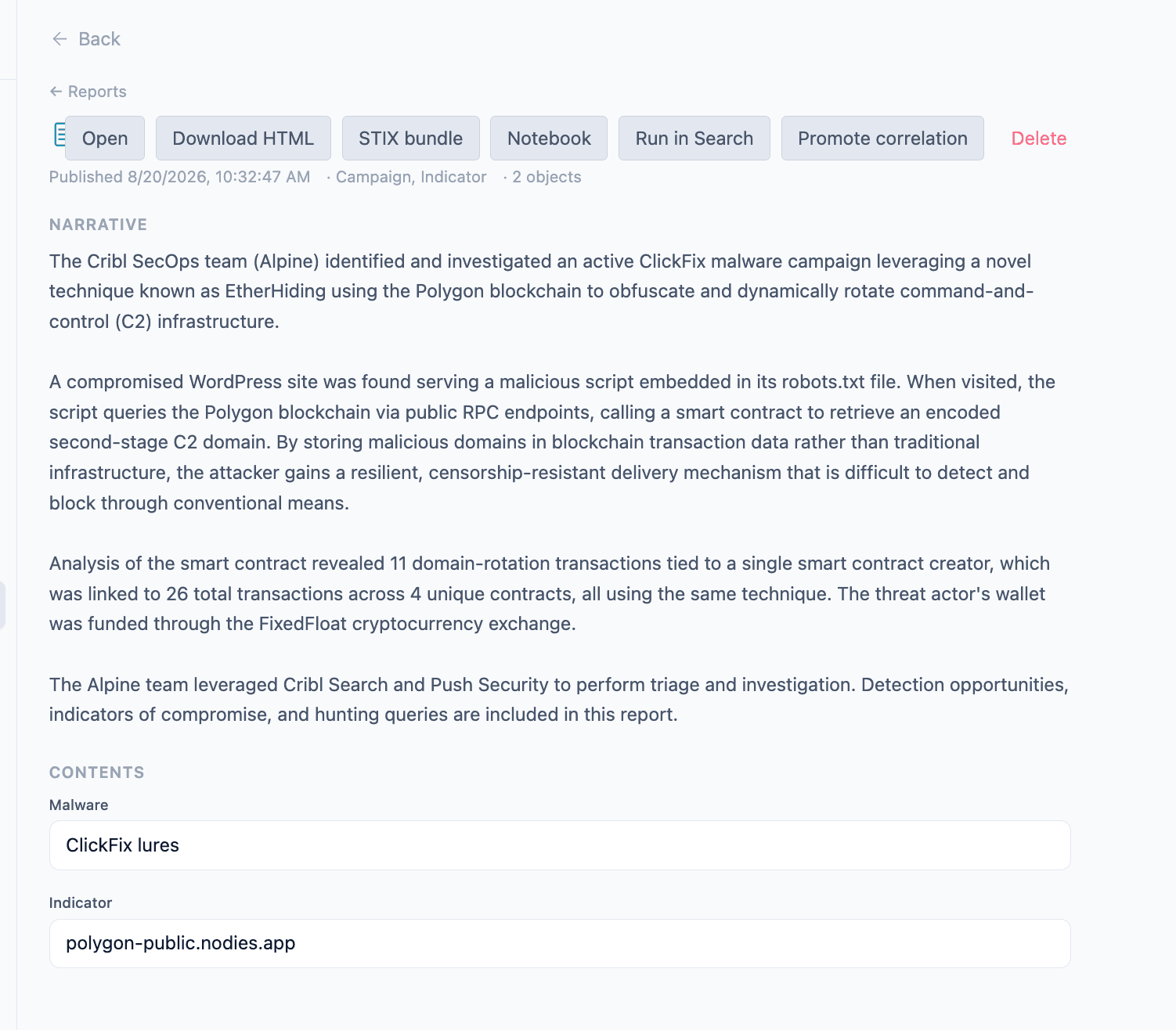 How Cribl's security team solved their threat intelligence problem - img 9