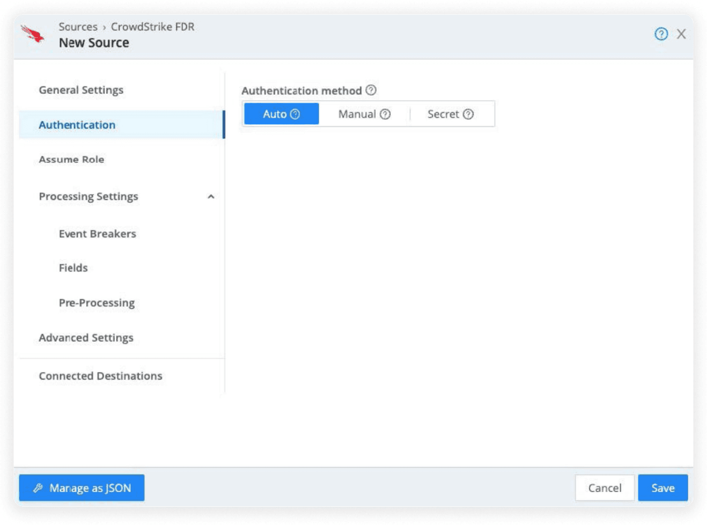 Cribl Stream and CrowdStrike FDR Integration - Figure 4