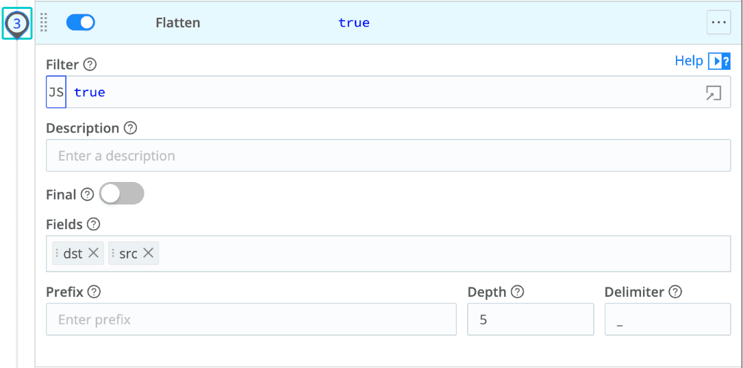 Flatten config for easier field access