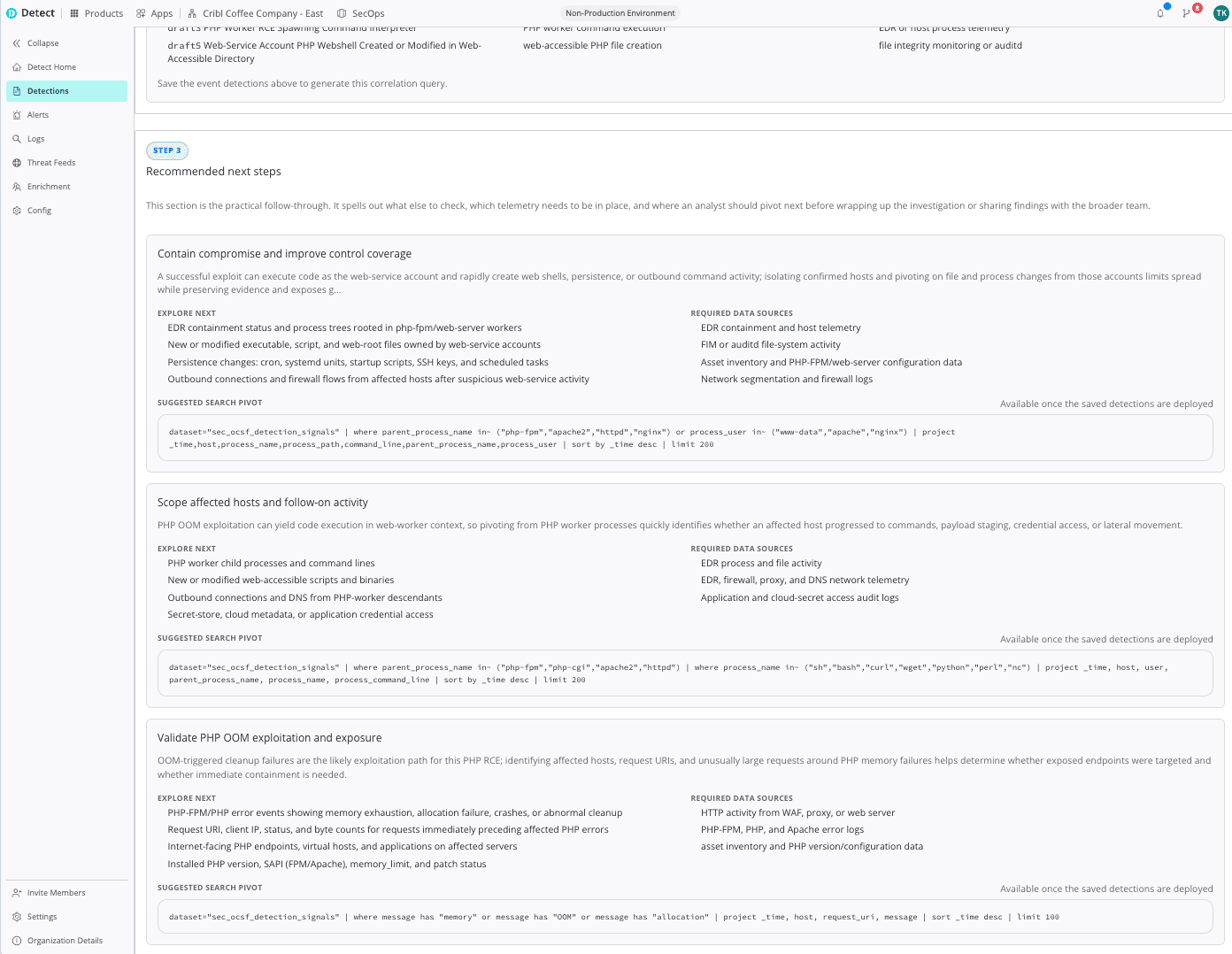 From CVE to Correlation in a Few Minutes - Figure 4
