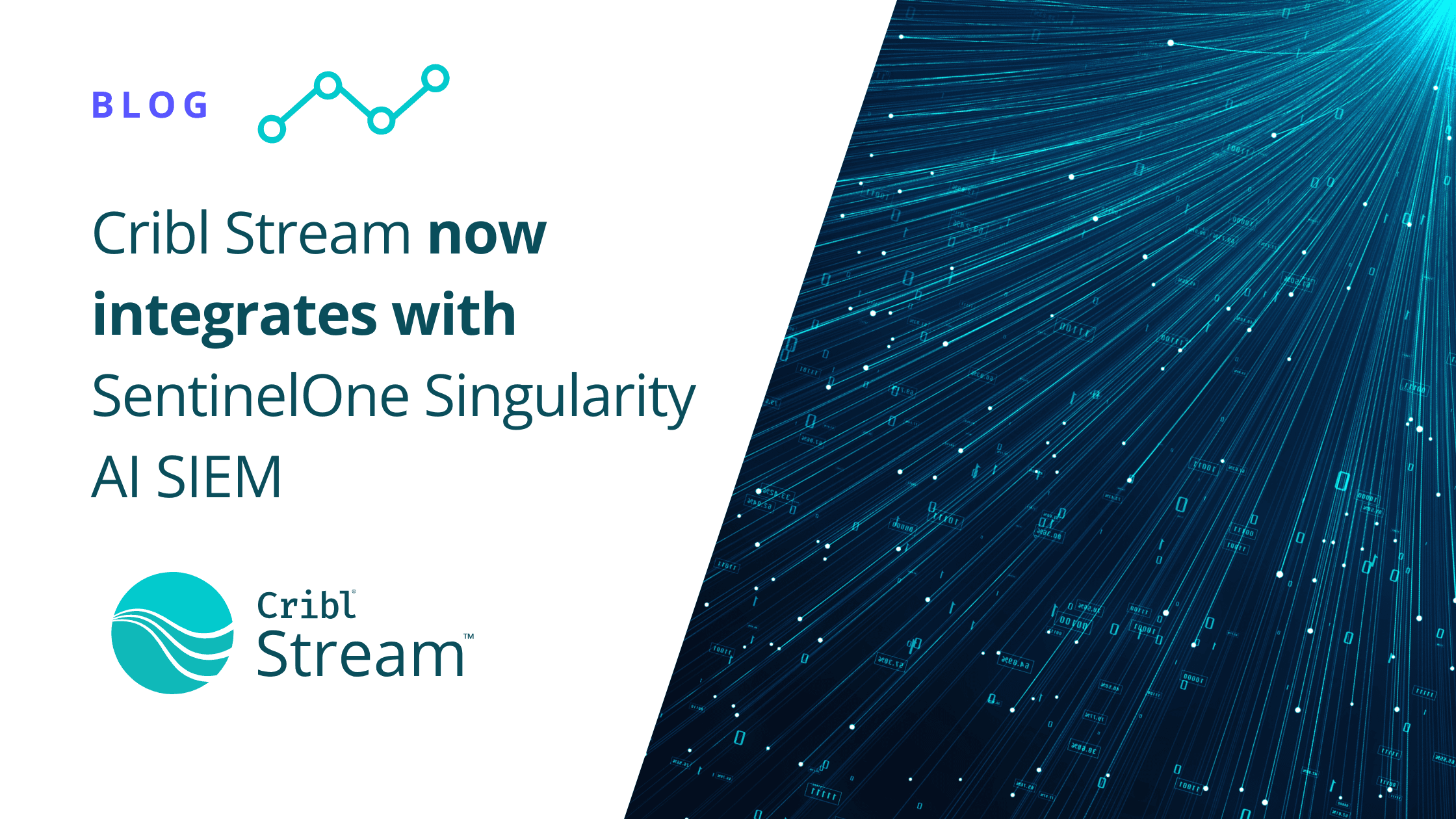 Cribl Stream Now Integrates with SentinelOne Singularity AI SIEM