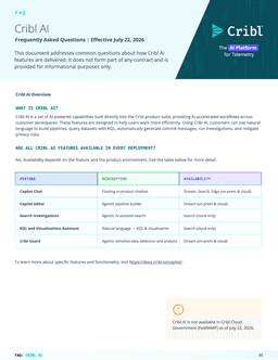 Cribl AI FAQ - OG