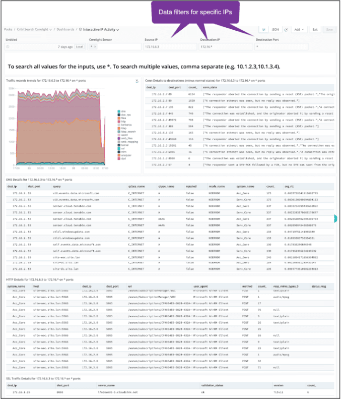 Interactive IP Activity Dashboard