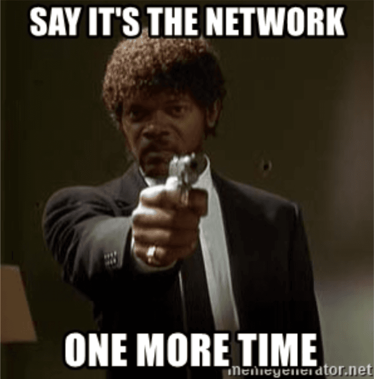 say it's the network meme