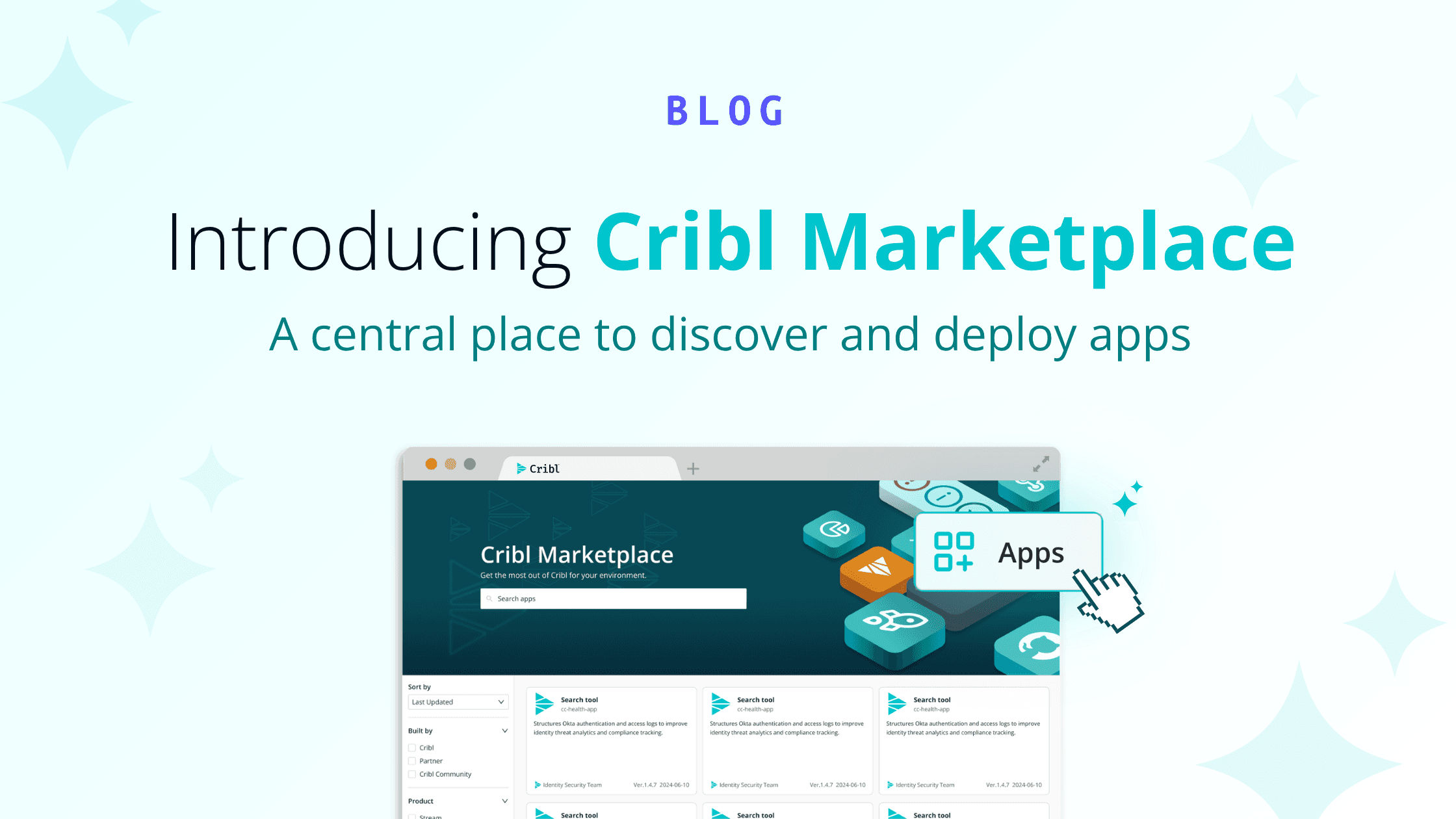 Introducing Cribl Marketplace: A central place to discover and deploy apps - og image