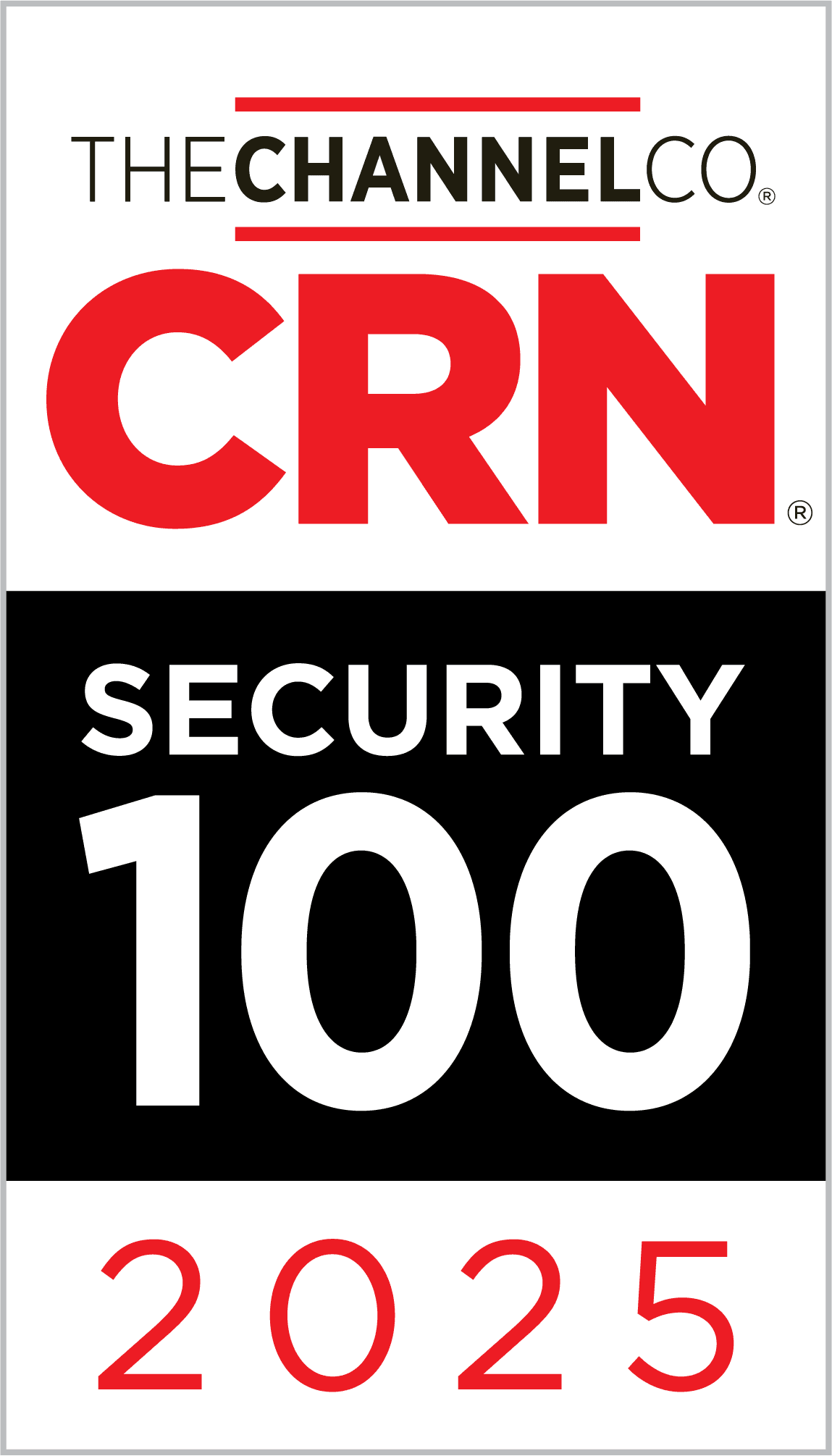 2025 CRN Security 100 Award