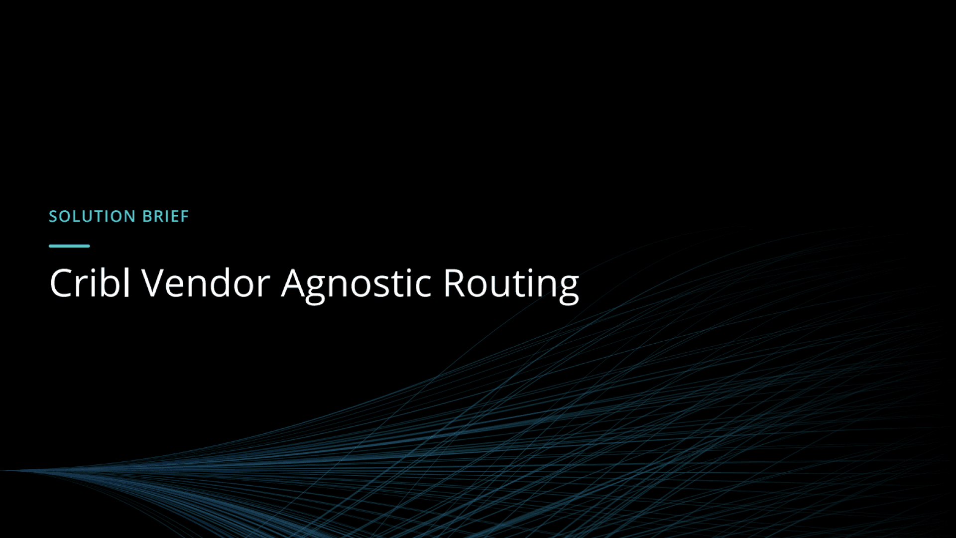 Data routing and integration for enhanced business agility