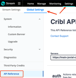Cribl API